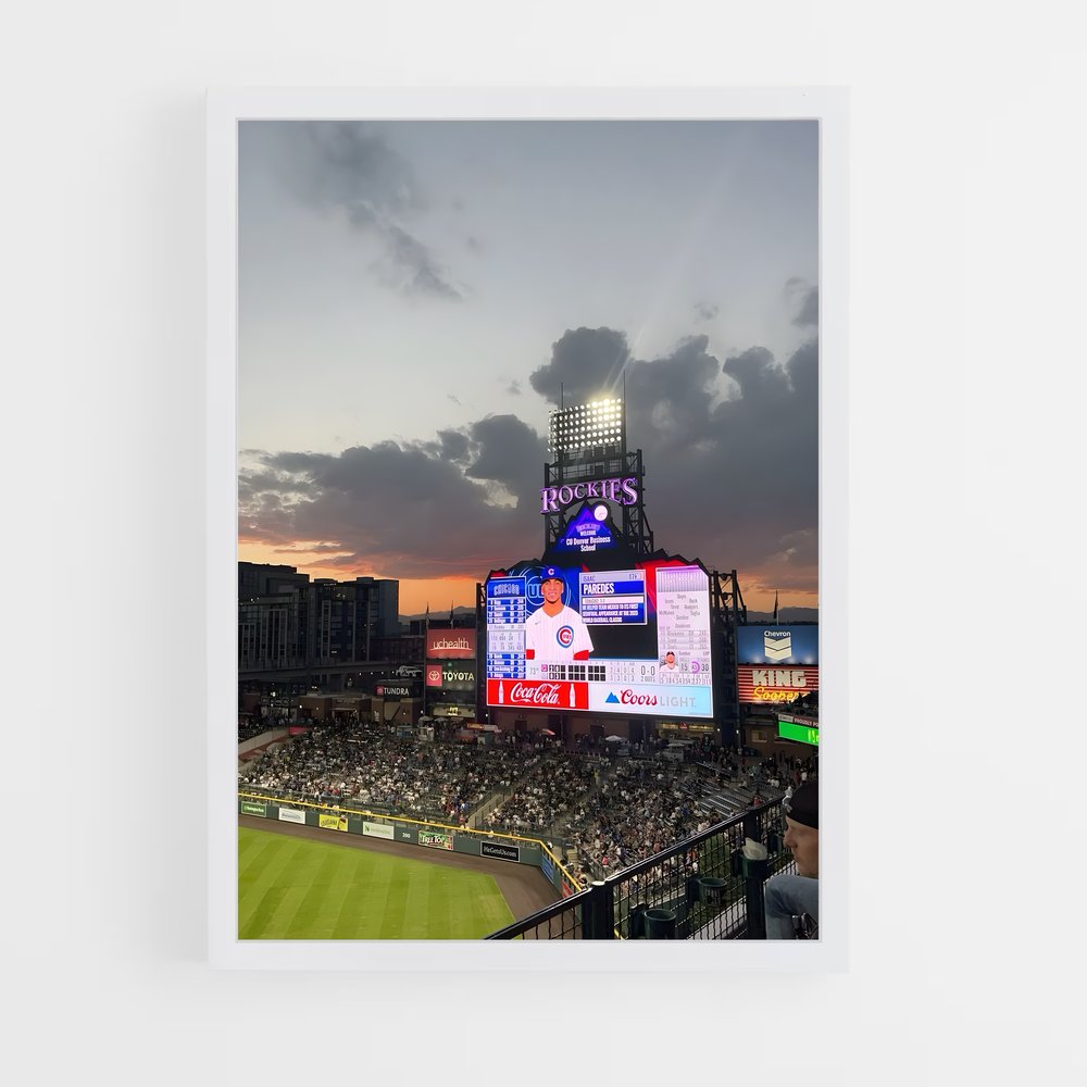 Poster Colorado Dreams – affiche Baseball (vue 3)